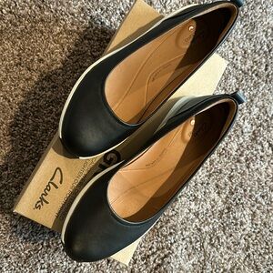 Clarks  Un Rio Vibe Black Leather